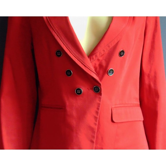 White House Black Market Scarlet Blazer - Picture 2 of 4